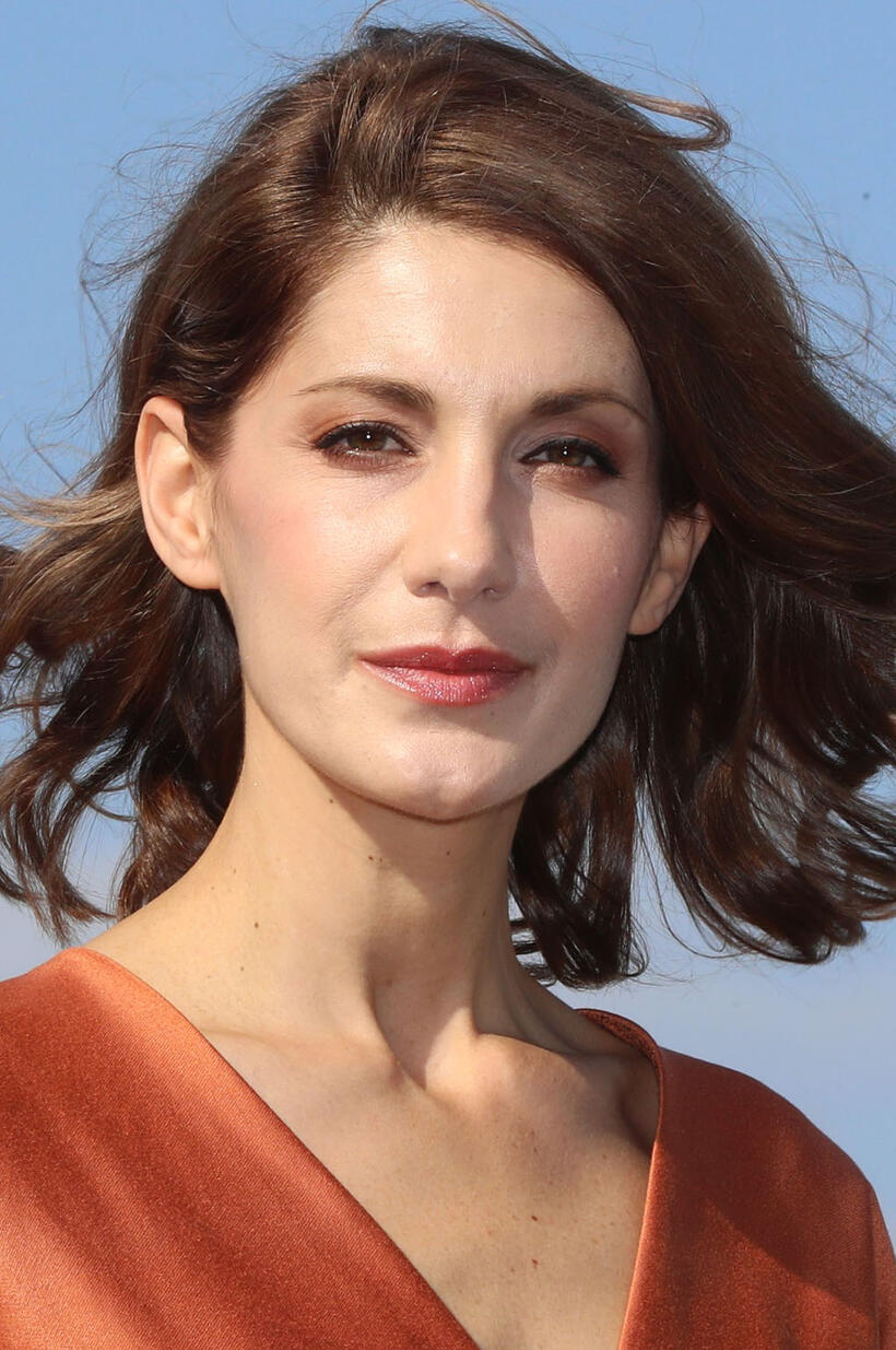 Nina Zanjani at a photocall for the television series "Agent Hamilton" during MIPCOM in Cannes, France.