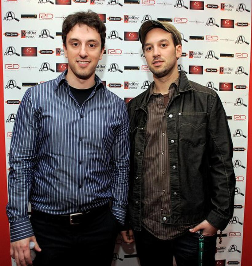 Michael Zimbalist and Jeff Zimbalist at the party of American Apothecary in New York City.