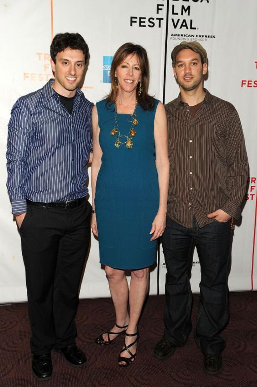 Michael Zimbalist, Jane Rosenthal and Jeff Zimbalist at the premiere of "The Two Escobars" during the 2010 Tribeca Film Festival.