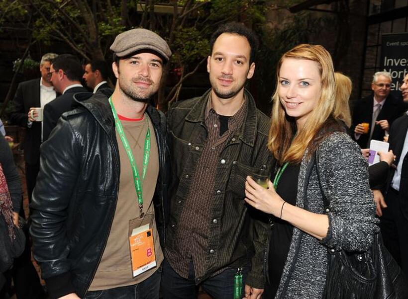 Charlie Clausen, Jeff Zimbalist and Gemma Lee at the Director's Brunch during the 2010 Tribeca Film Festival.