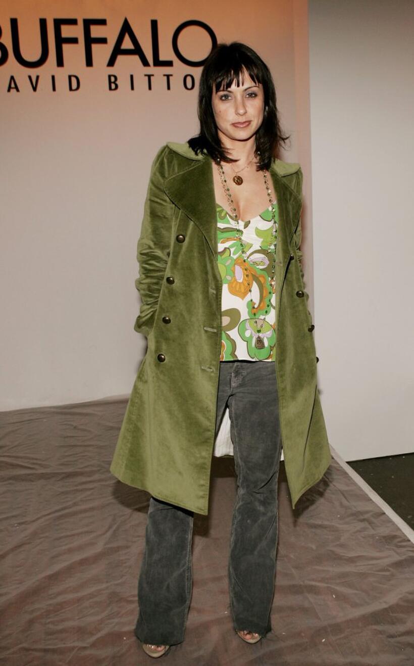 Constance Zimmer at the Buffalo Fall 2006 show during the Mercedes Benz Fashion week.