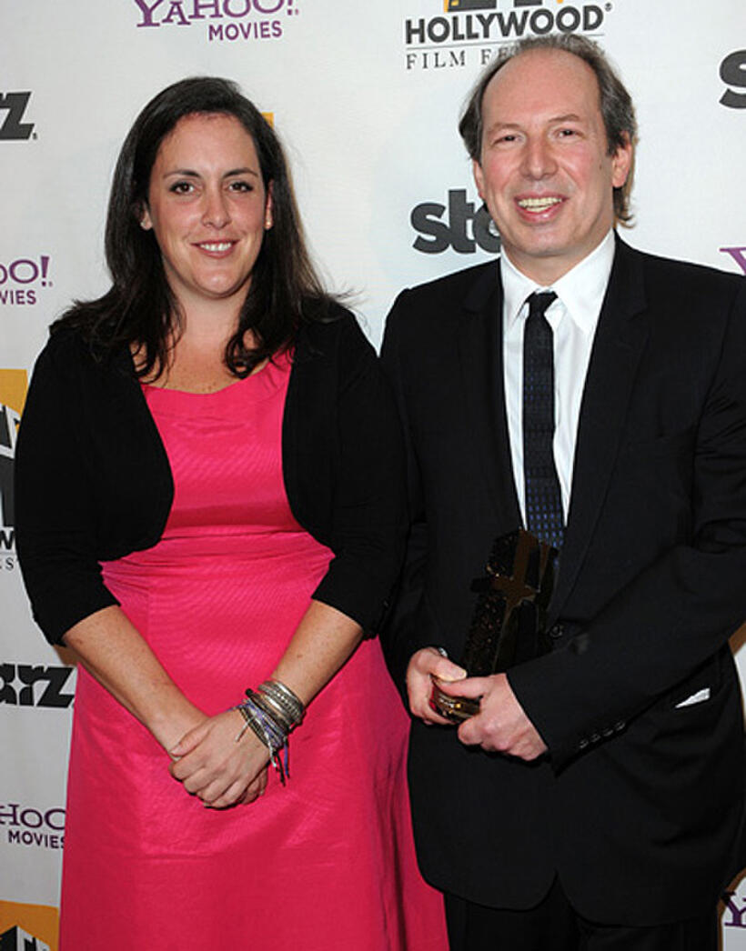 Emma Thomas and Hans Zimmer at the 14th Annual Hollywood Awards Gala.