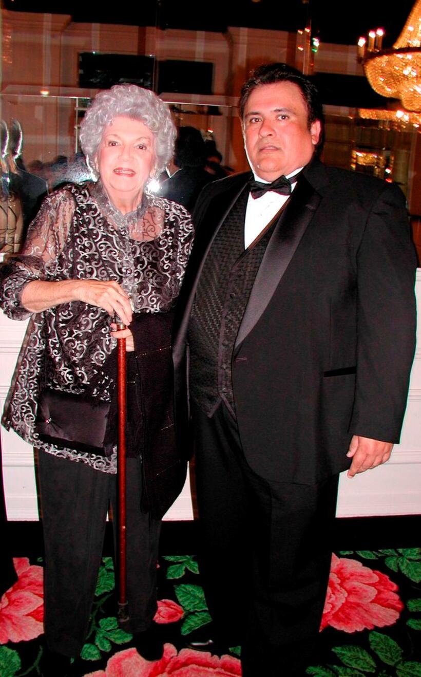 Carmen Zapata and Jerry Velasco at the Nosotros 31st Golden Eagle Awards.