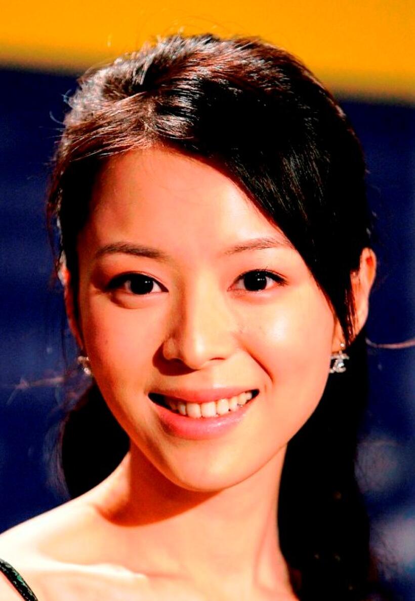 Zhang Jingchu at the press conference of "Kong Que" during the 55th annual Berlinale International Film Festival.