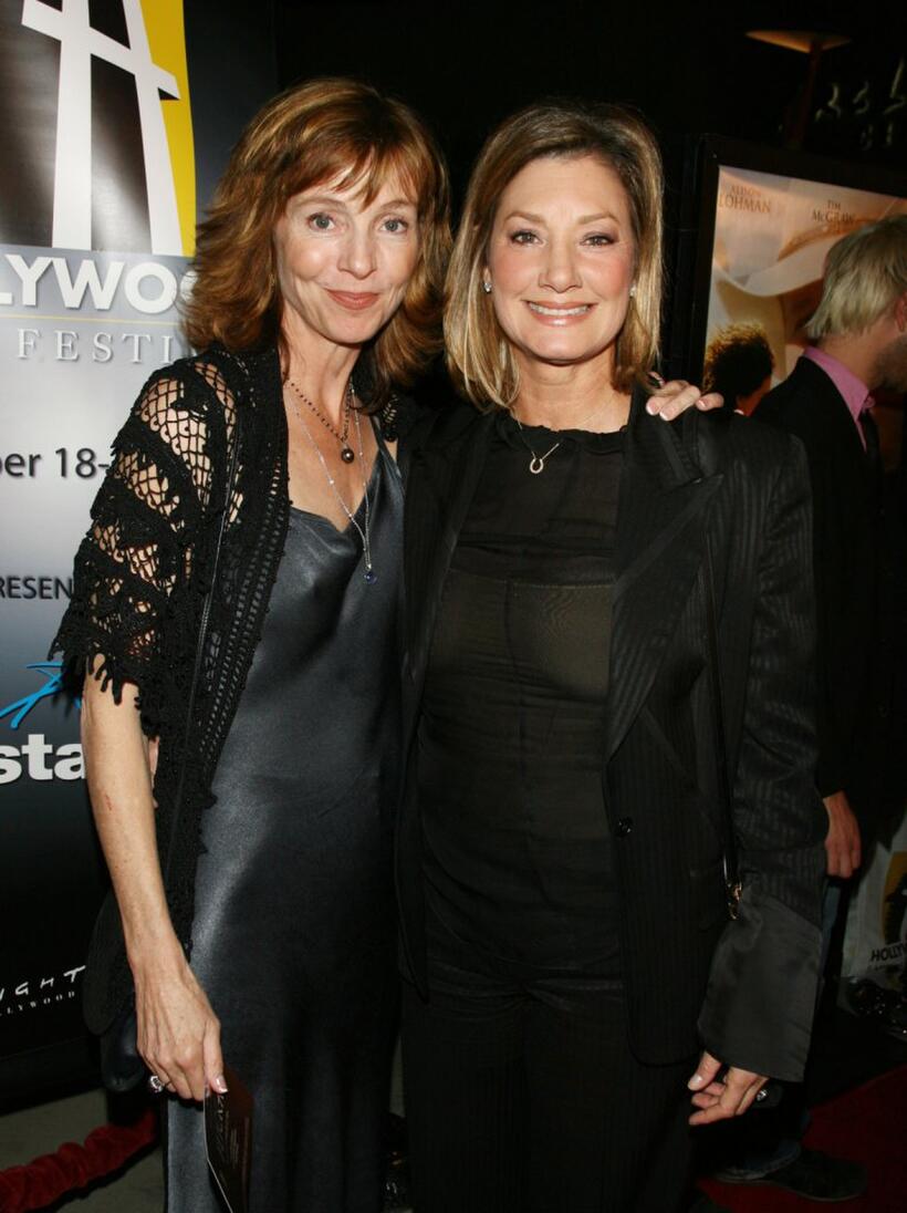 Dey Young and Elizabeth Gabler at the Hollywood Film Festival's opening night gala premiere of "Flicka."