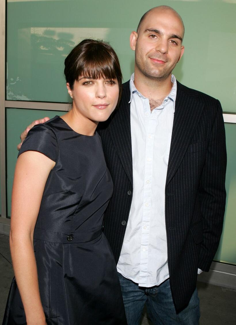 Selma Blair and her husband Ahmet Zappa at the premiere of "Must Love Dogs."
