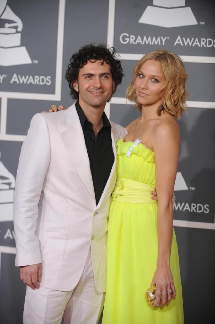 Dweezil Zappa and Guest at the 51st Annual Grammy awards.