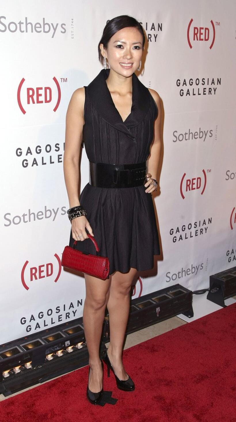Zhang Ziyi at the (RED) Auction On Valentines Day.