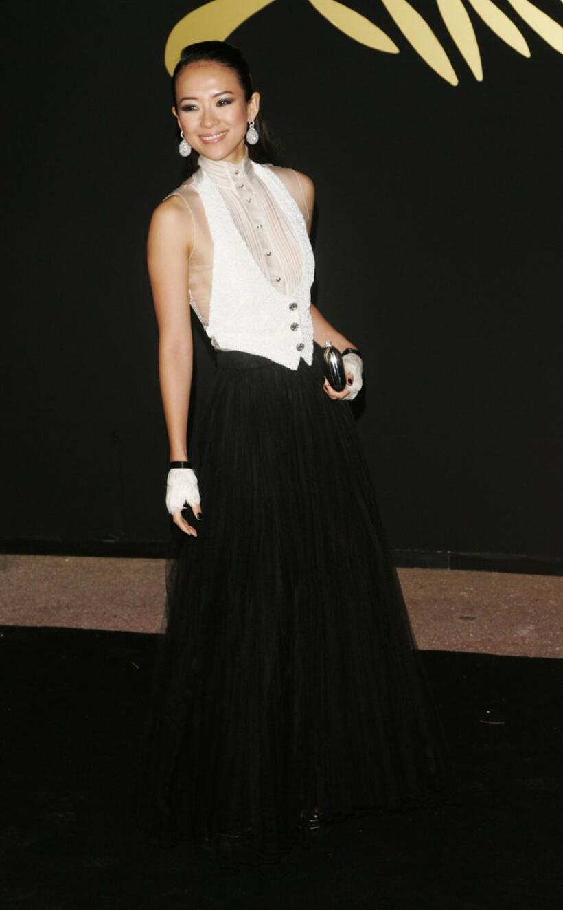 Zhang Ziyi at the Cannes Film Festival 60th Anniversary Dinner.