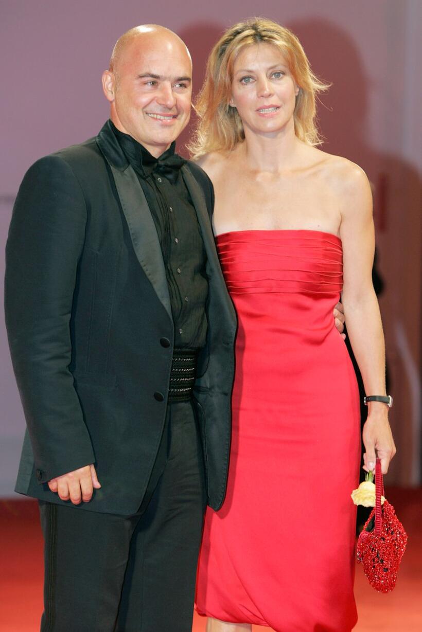 Luca Zingaretti and Margherita Buy at the premiere of "I Giorni Dell Abbandono" during the 62nd Venice Film Festival.