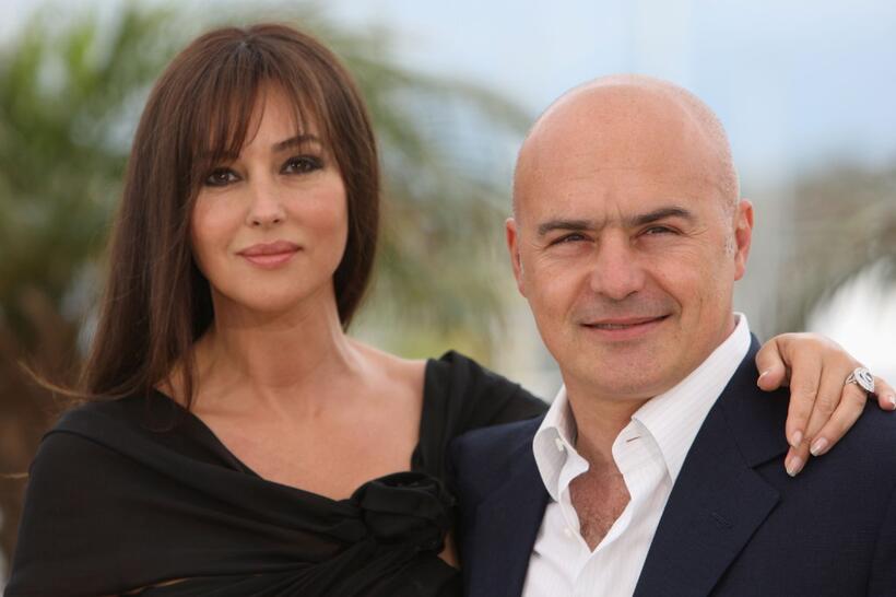 Monica Bellucci and Luca Zingaretti at the photocall of "Une Histoire Italienne" during the 61st International Cannes Film Festival.