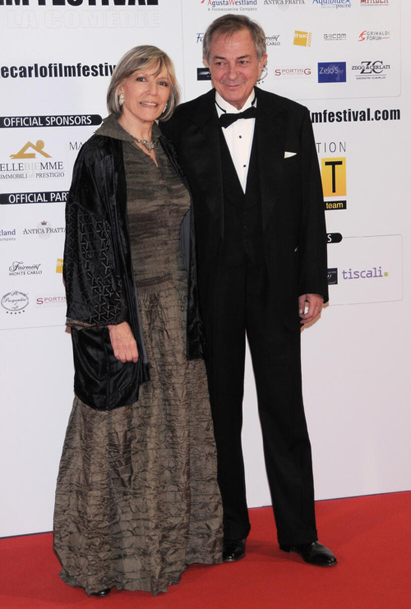 Victoria Zinny and Remo Girone at the 2009 Monte-Carlo Film Comedy Festival Cocktail Party.