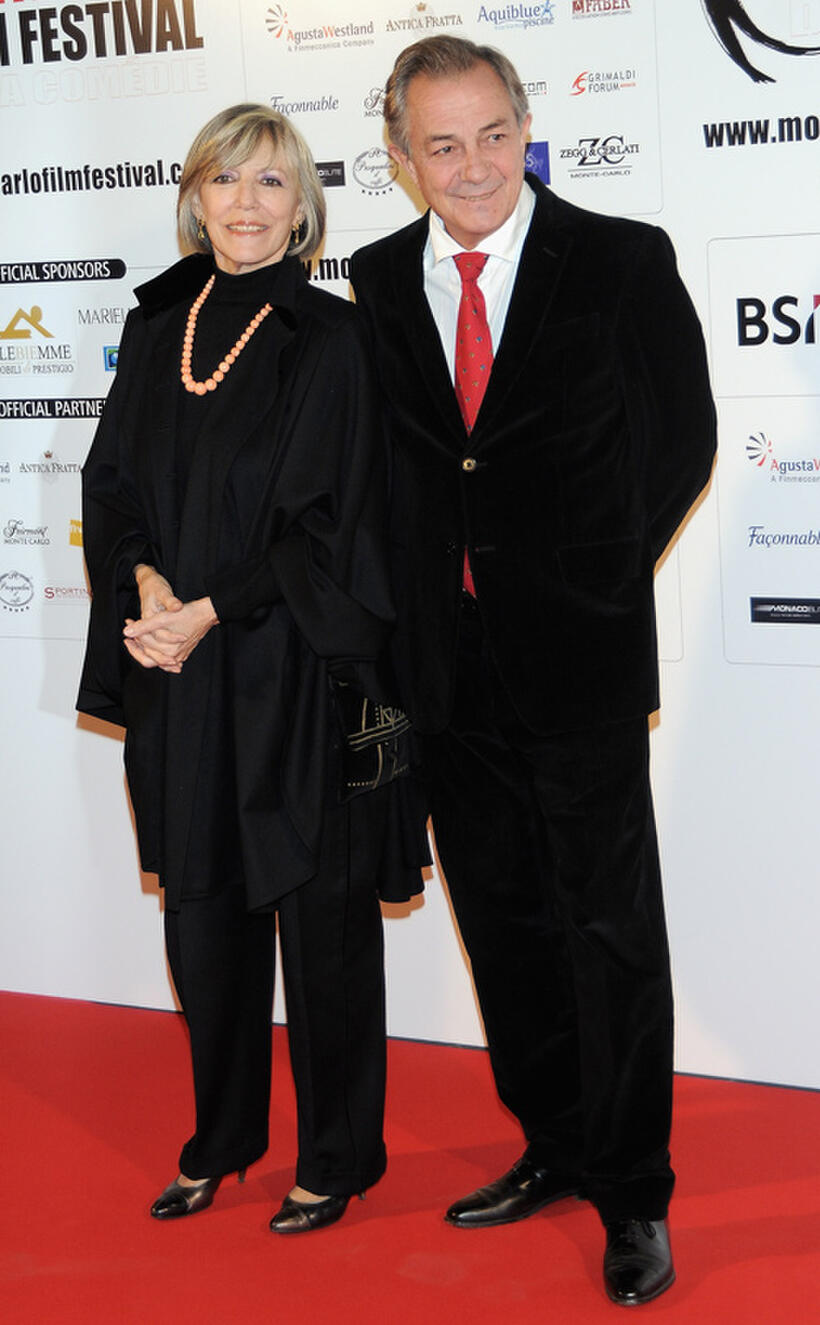 Victoria Zinny and Remo Girone at the premiere of "Up In The Air" during the 9th Monte-Carlo Film Festival.