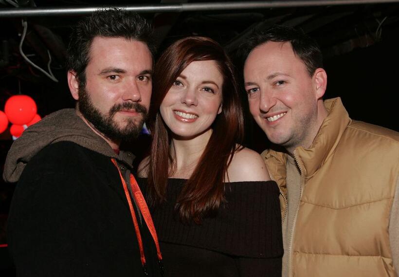 A.J. Bowen, Claire Bronson and Scott Poythress at the 2007 Sundance Film Festival.