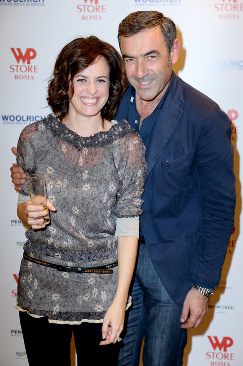 Marta Zoffoli and Fabrizio Cervini at the Officinelab Presentation during the 7th Rome Film Festival.