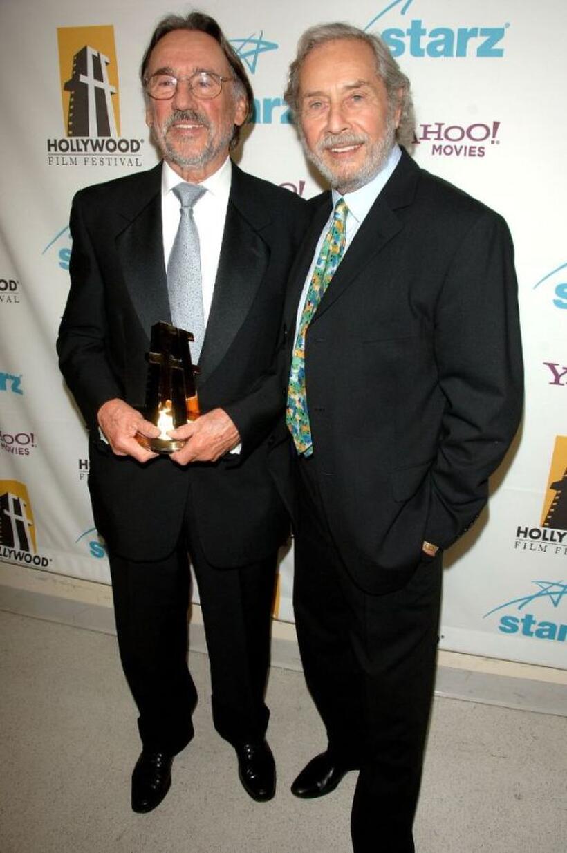 Vilmos Zsigmond and Director Mark Rydell at the 10th Annual Hollywood Awards.