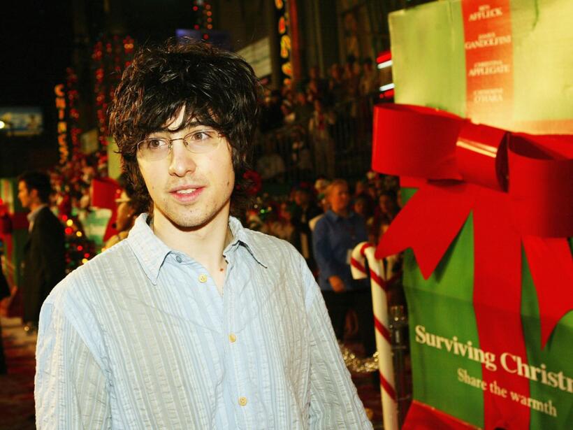 Josh Zuckerman at the premiere of "Surviving Christmas."