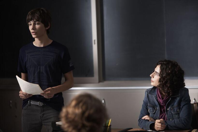Devon Bostwick as Simon and Arsinee Khanjian as Sabine in "Adoration."