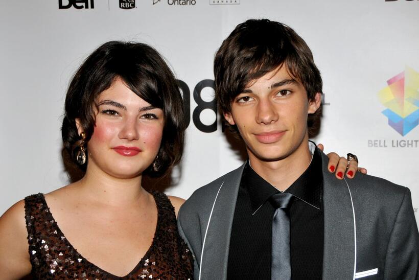 Katie Boland and Devon Bostick at the premiere of "Adoration" during the 2008 Toronto International Film Festival.