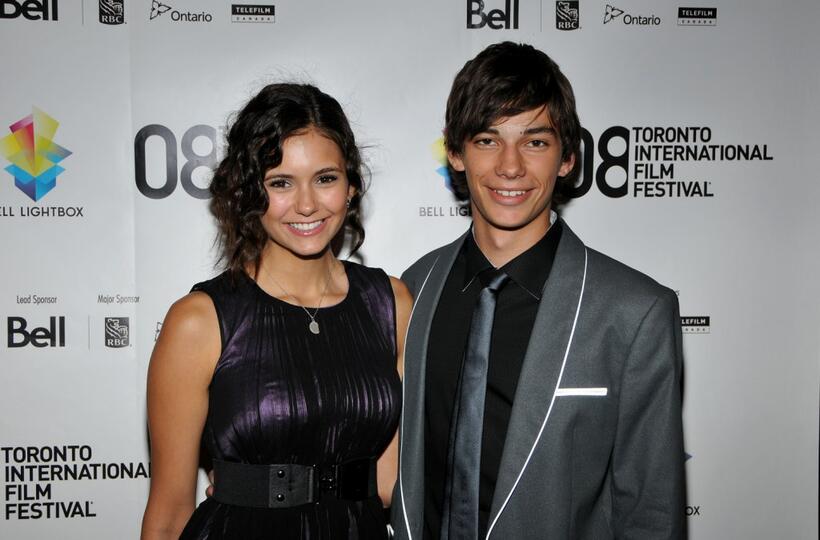 Emmanuelle Chriqui and Devon Bostick at the premiere of "Adoration" during the 2008 Toronto International Film Festival.