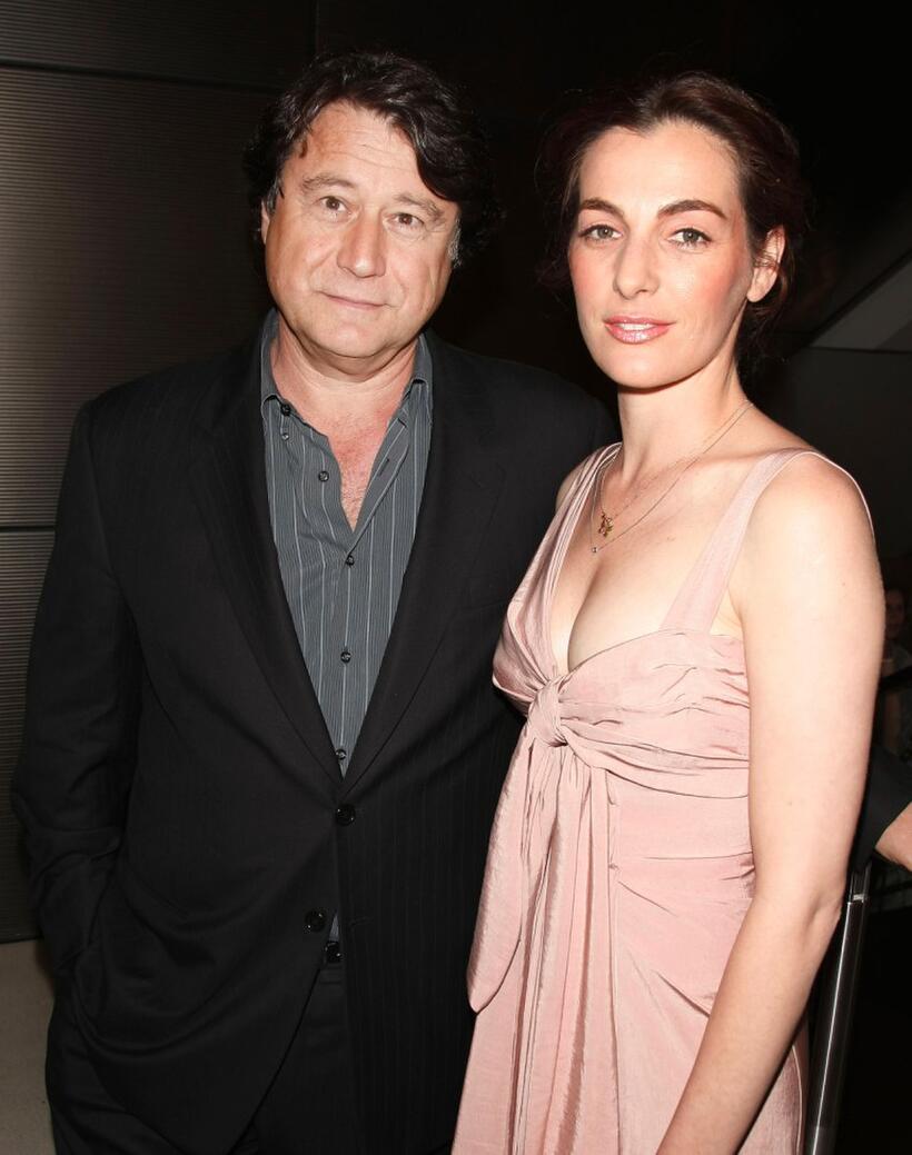 Robert Lantos and Ayelet Zurer at the premiere of "Fugitive Pieces."