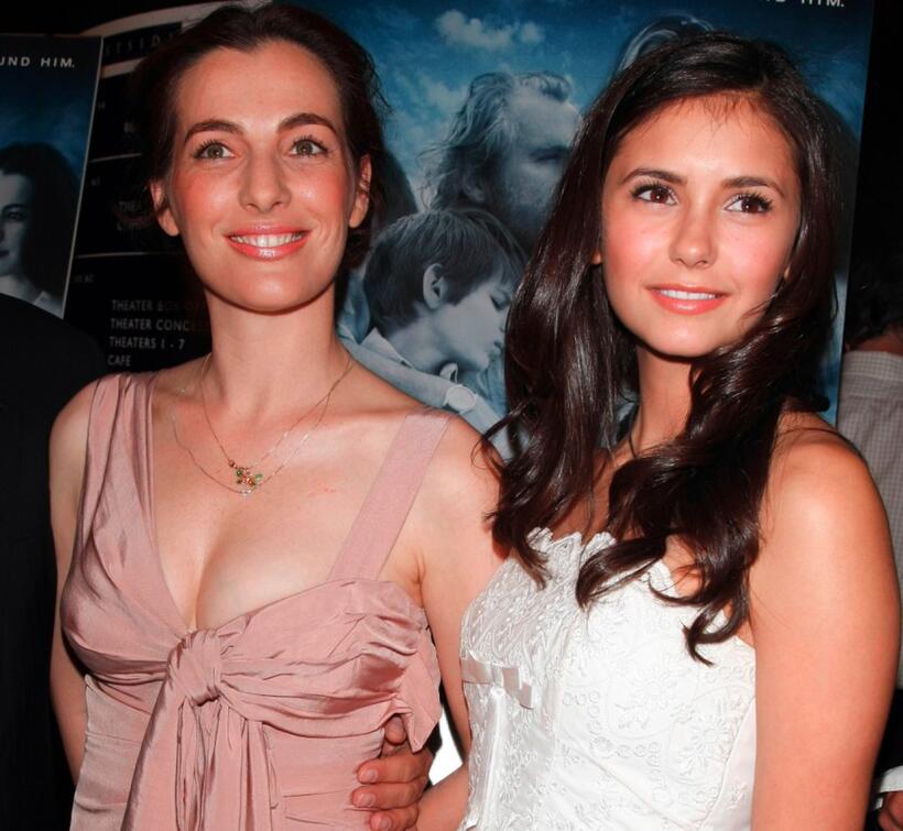 Ayelet Zurer and Nina Dobrev at the premiere of "Fugitive Pieces."