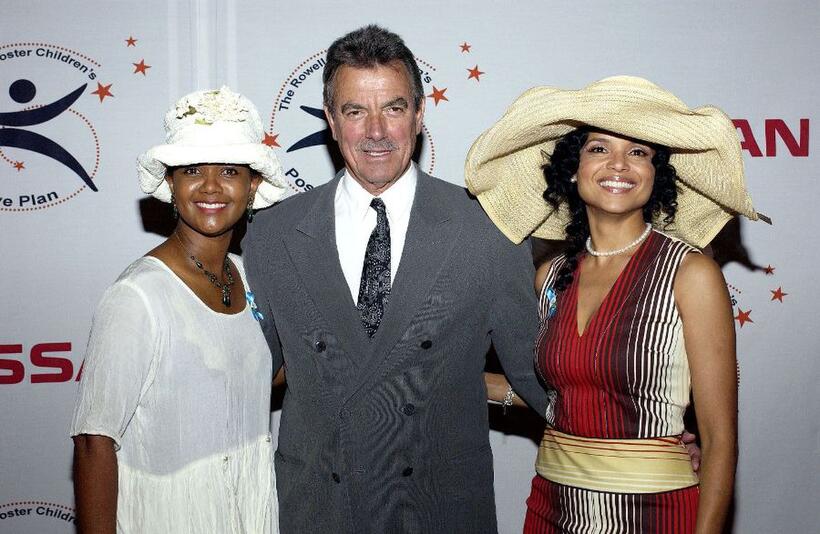 Tonya Lee Williams, Eric Braeden and Victoria Rowell at the Rowell Foster Children's Positive Plan 3rd Annual High Tea.