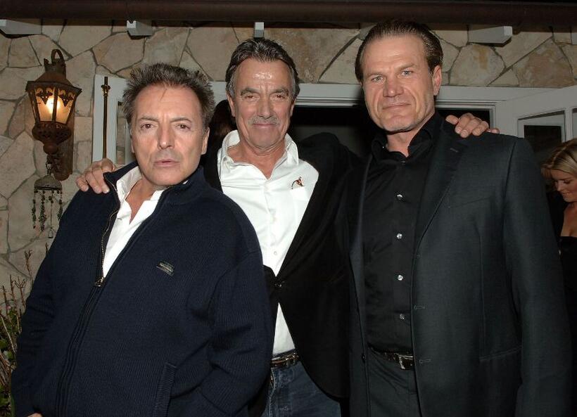 Armand Assante, Eric Braeden and Josh Dempsey at the after party of the premiere of "The Man Who Came Back."