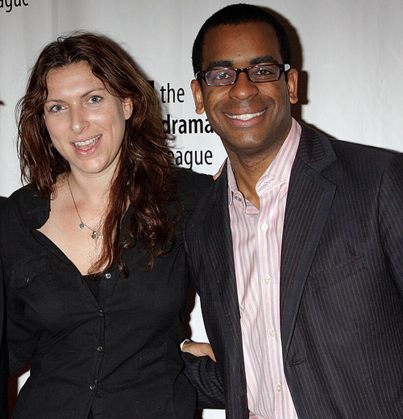 Annie Dorsen and Daniel Breaker at the 74th Annual Drama League Awards Ceremony in New York.