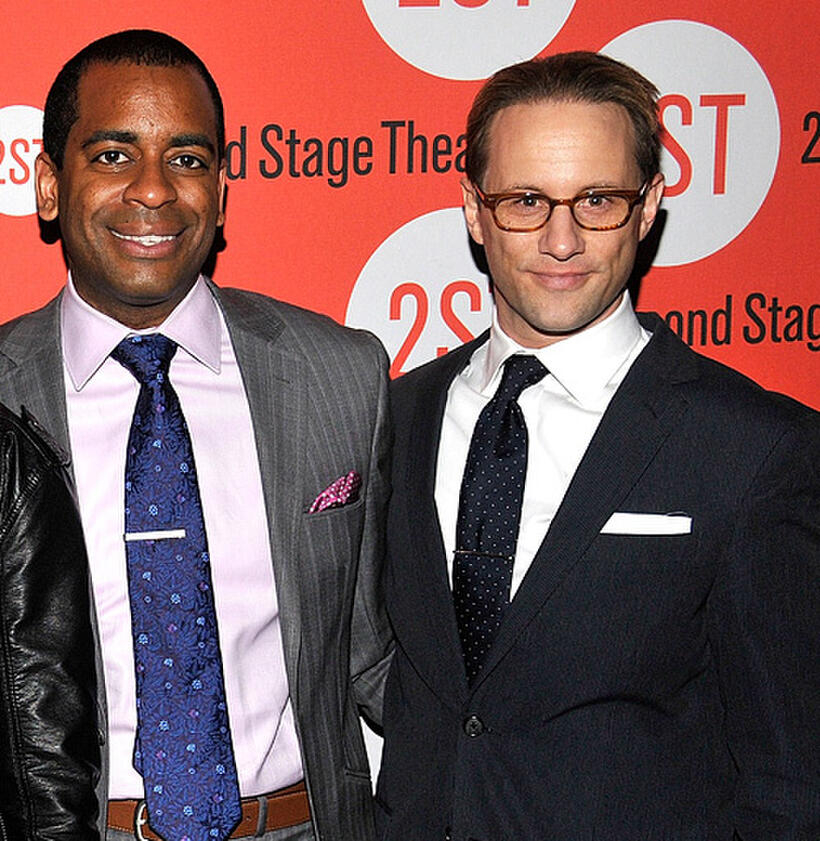 Daniel Breaker and Kevin Isola at the after party of the Off-Broadway Opening Night of "By The Way, Meet Vera Stark" in New York.