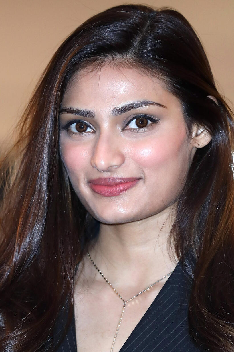 Athiya Shetty at a phtoocall for the Bollywood comedy "Mubarakan" in London.