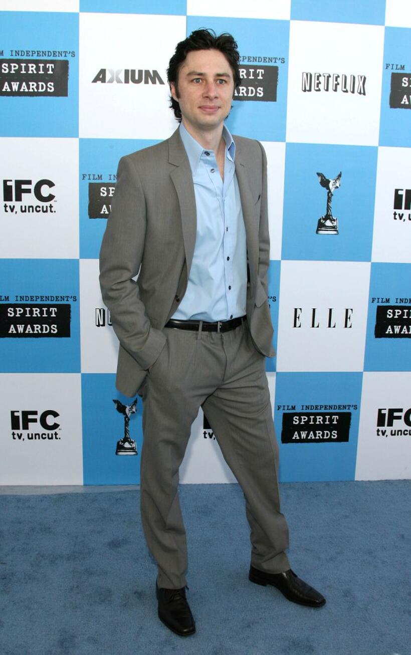 Zach Braff at the 22nd Annual Film Independent Spirit Awards.