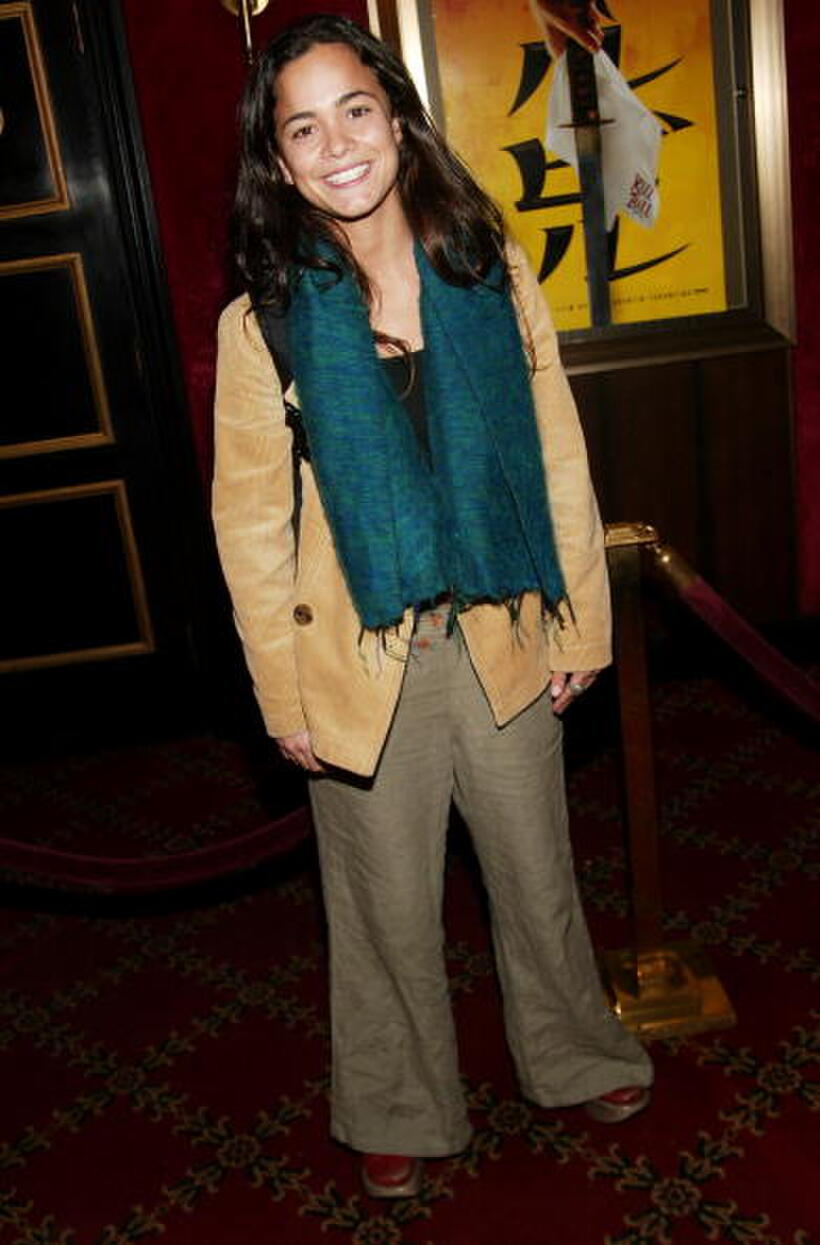 Alice Braga at the N.Y. premiere of "Kill Bill Vol. 1."