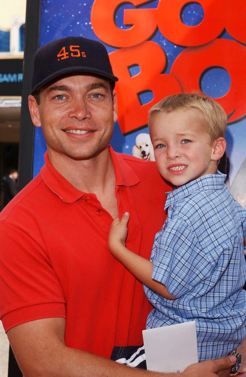Jonathan Breck and Graham Amato at the UA premiere of "Good Boy."