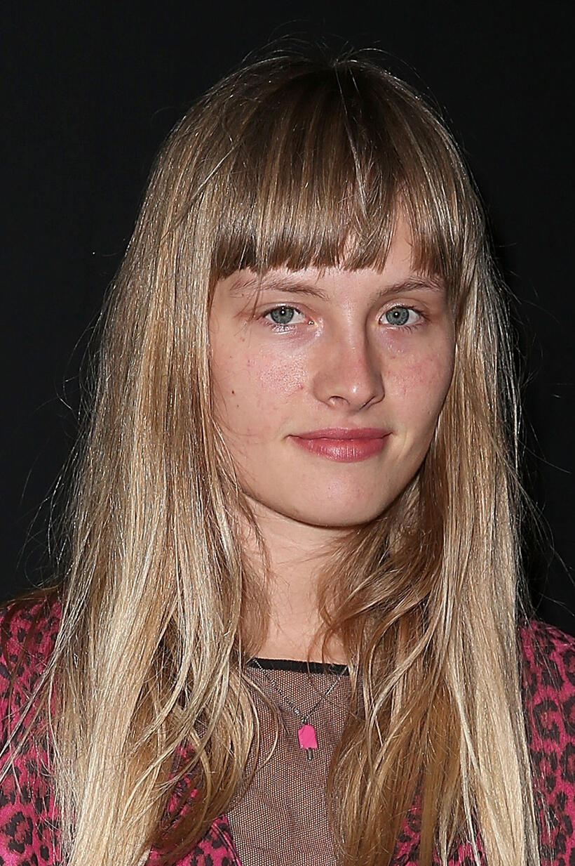 Klara Kristin at the Saint Laurent show as part of the Paris Fashion Week Womenswear Spring/Summer 2016.