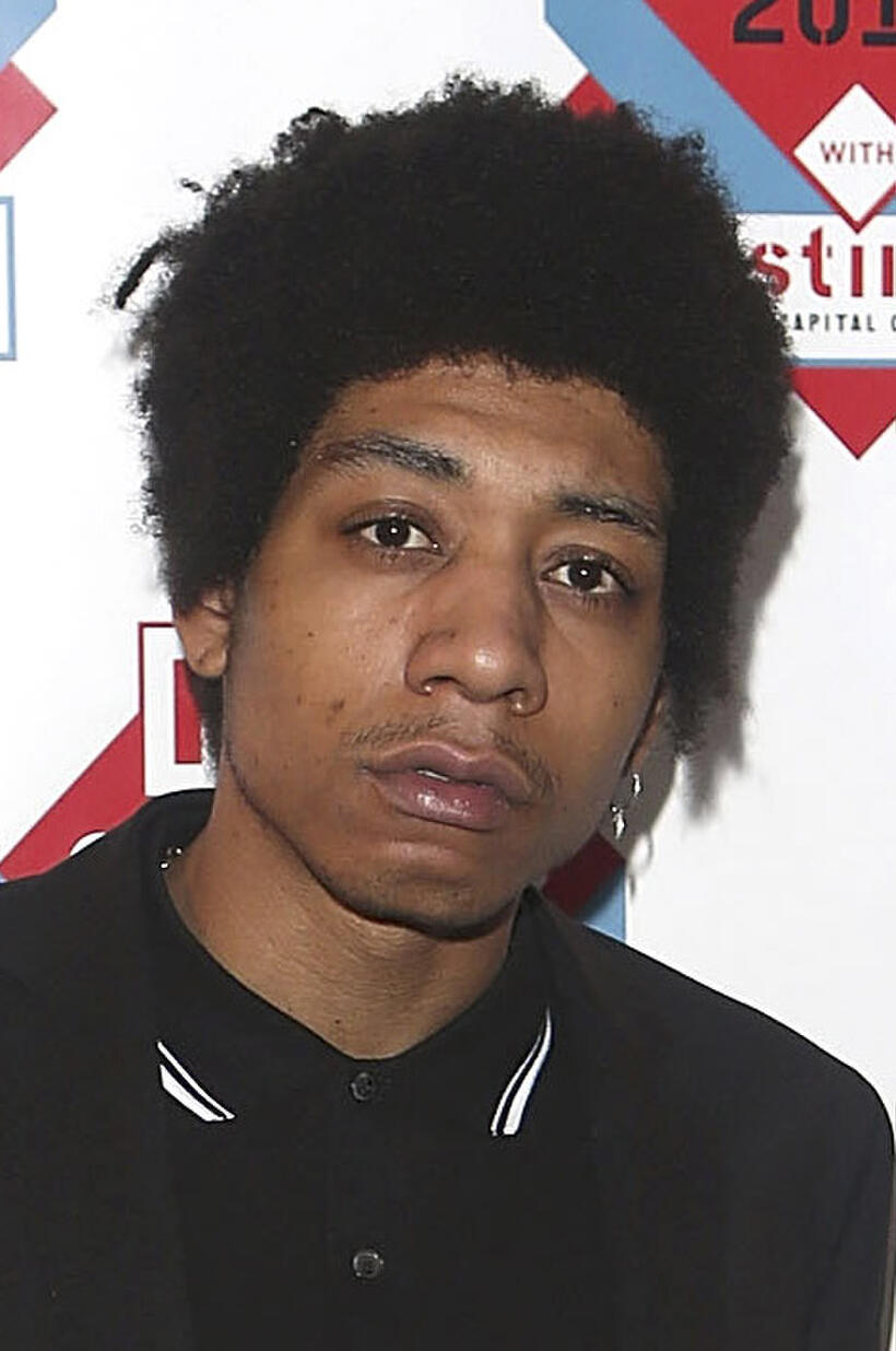 Honor Titus of Cerebral Ballzy poses in the winners room at the annual NME Awards.