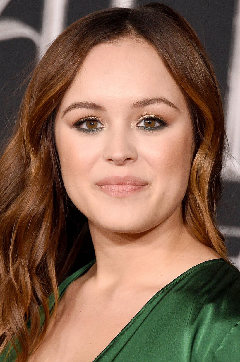 Hayley Orrantia at the world premiere of "Maleficent: Mistress Of Evil" in Los Angeles.