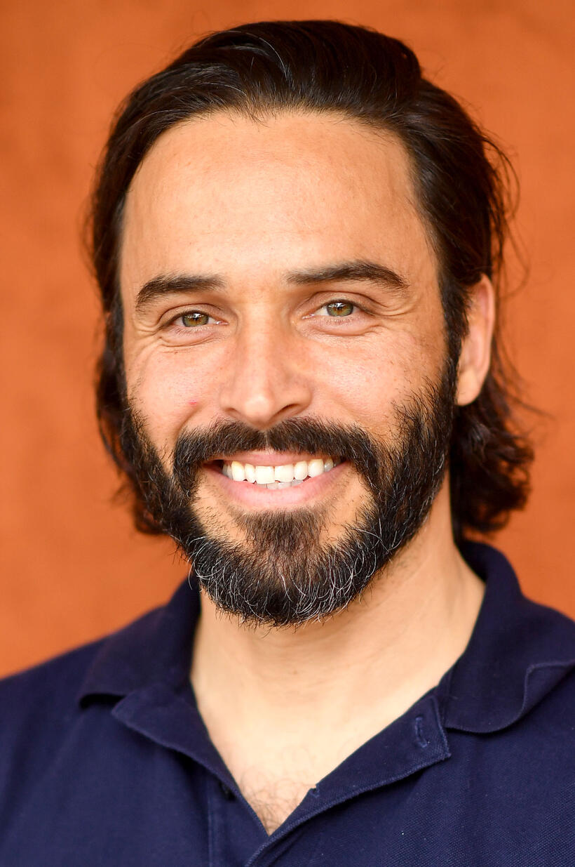 Assaad Bouab at the 2019 French Tennis Open in Paris.