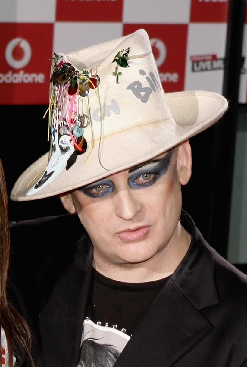 Boy George at the Vodafone Live Music Awards.