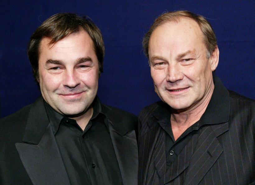 Klaus Maria Brandauer and son Christian at the Bambi awards in Hamburg.