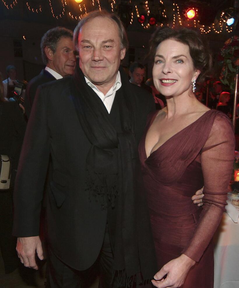 Klaus Maria Brandauer and Gudrun Landgrebe at the Deutsches Theatre for the Diva Awards.
