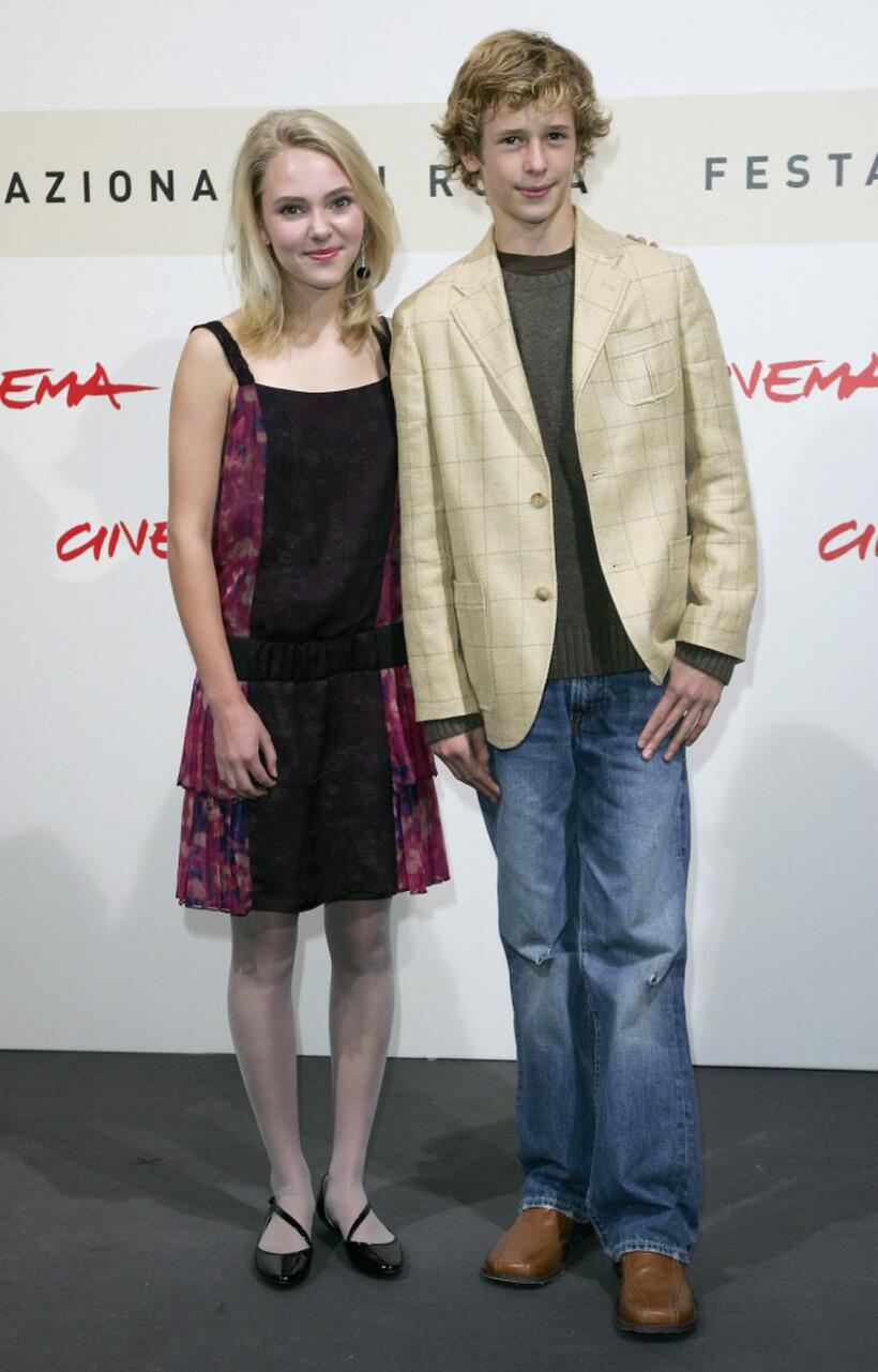 Anna Sophia Robb and Cayden Boyd at the photocall of "Have Dream Will Travel" during the 2nd Rome Film Festival.