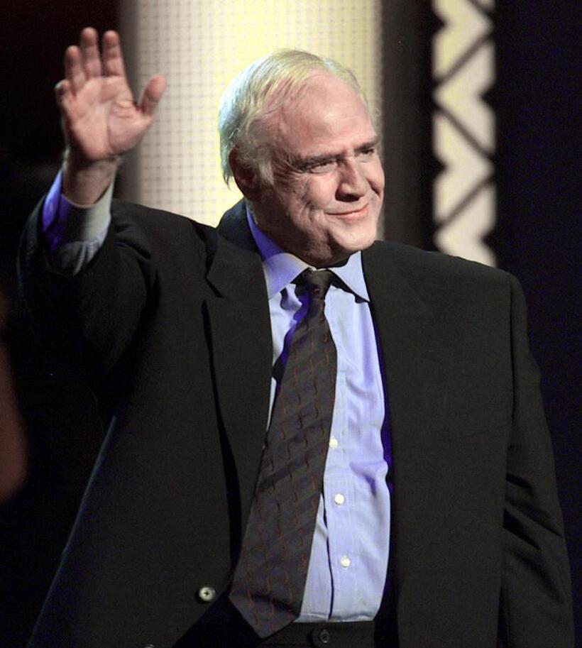 Marlon Brando at the Michael Jackson's 30th Anniversary Celebration.