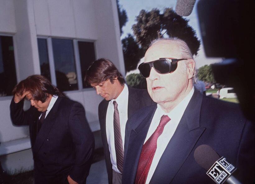 Marlon Brando at the Santa Monica Court.