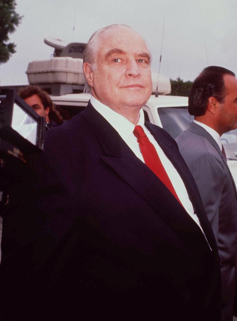 Marlon Brando at the Santa Monica Court.