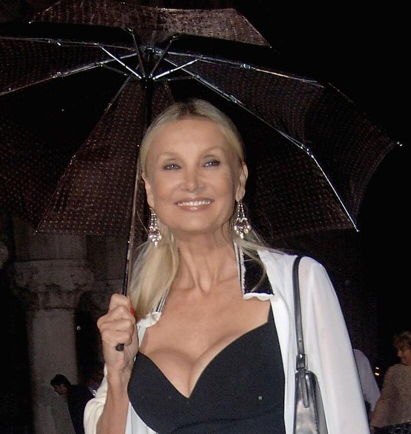 Barbara Bouchet at the premiere of "Casanova" during the 62nd Venice Film Festival.