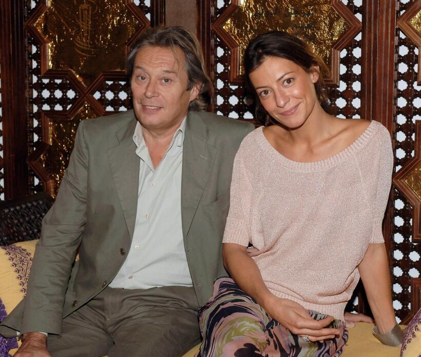 Patrick Bouchitey and Laetitia Chardonnet at the Marrakesh International Film Festival for the photocall of "Imposture."