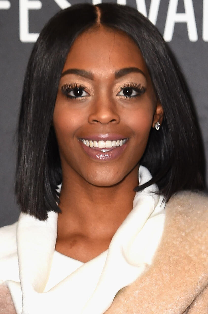 Nafessa Williams at the "Burning Sands" premiere during the 2017 Sundance Film Festival.