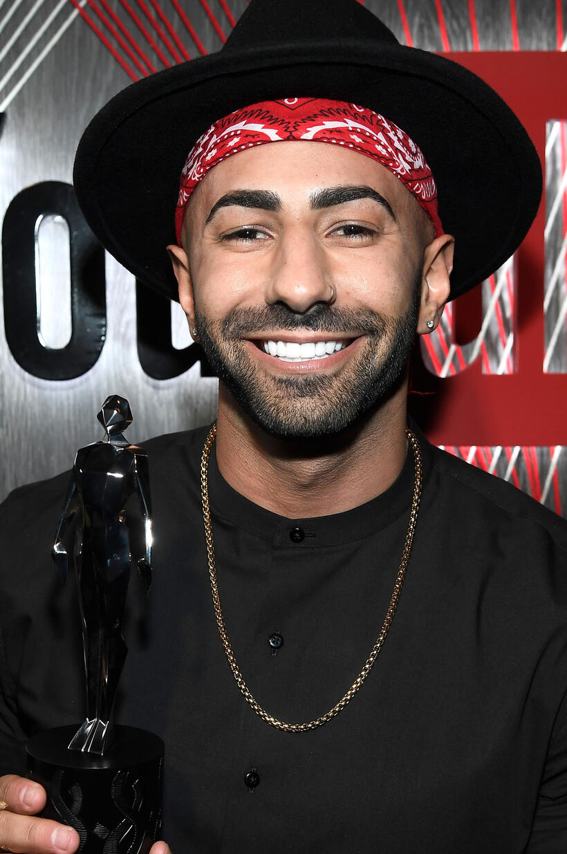 Yousef Saleh Erakat backstage during the 6th annual Streamy Awards in Beverly Hills, CA.