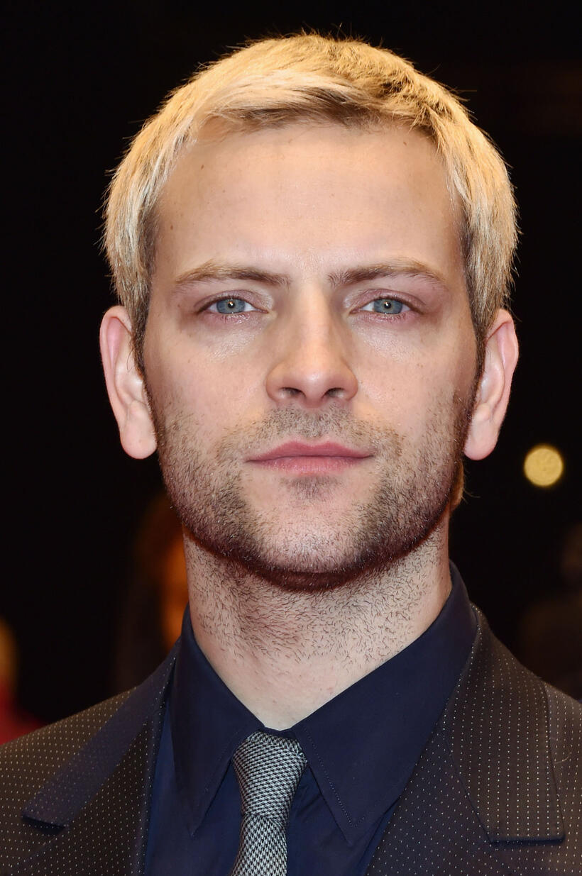 Alessandro Borghi at the premiere of "The Party" during the 67th Berlinale International Film Festival.